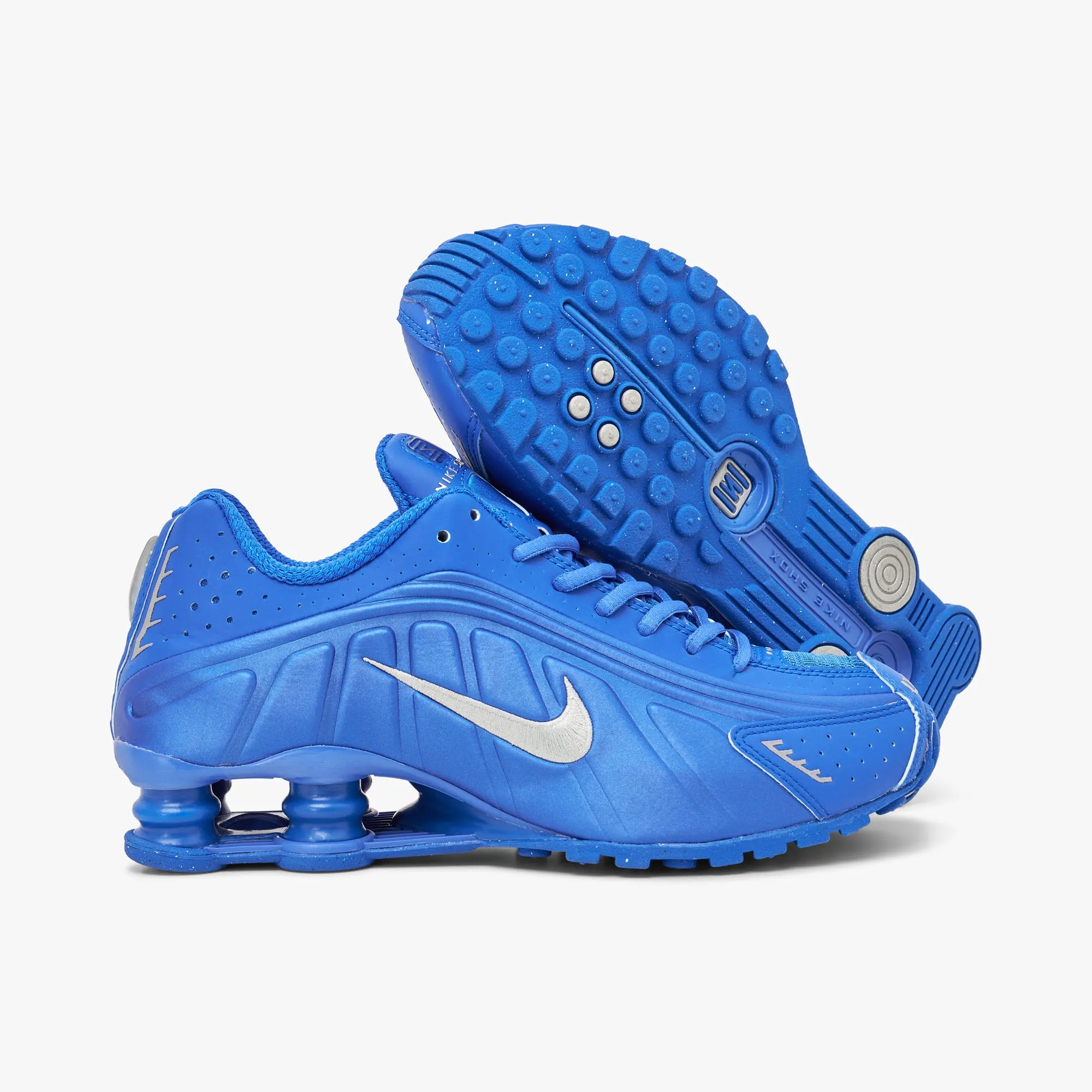 Nike Women's Shox R4 Racer Blue / Metallic Silver