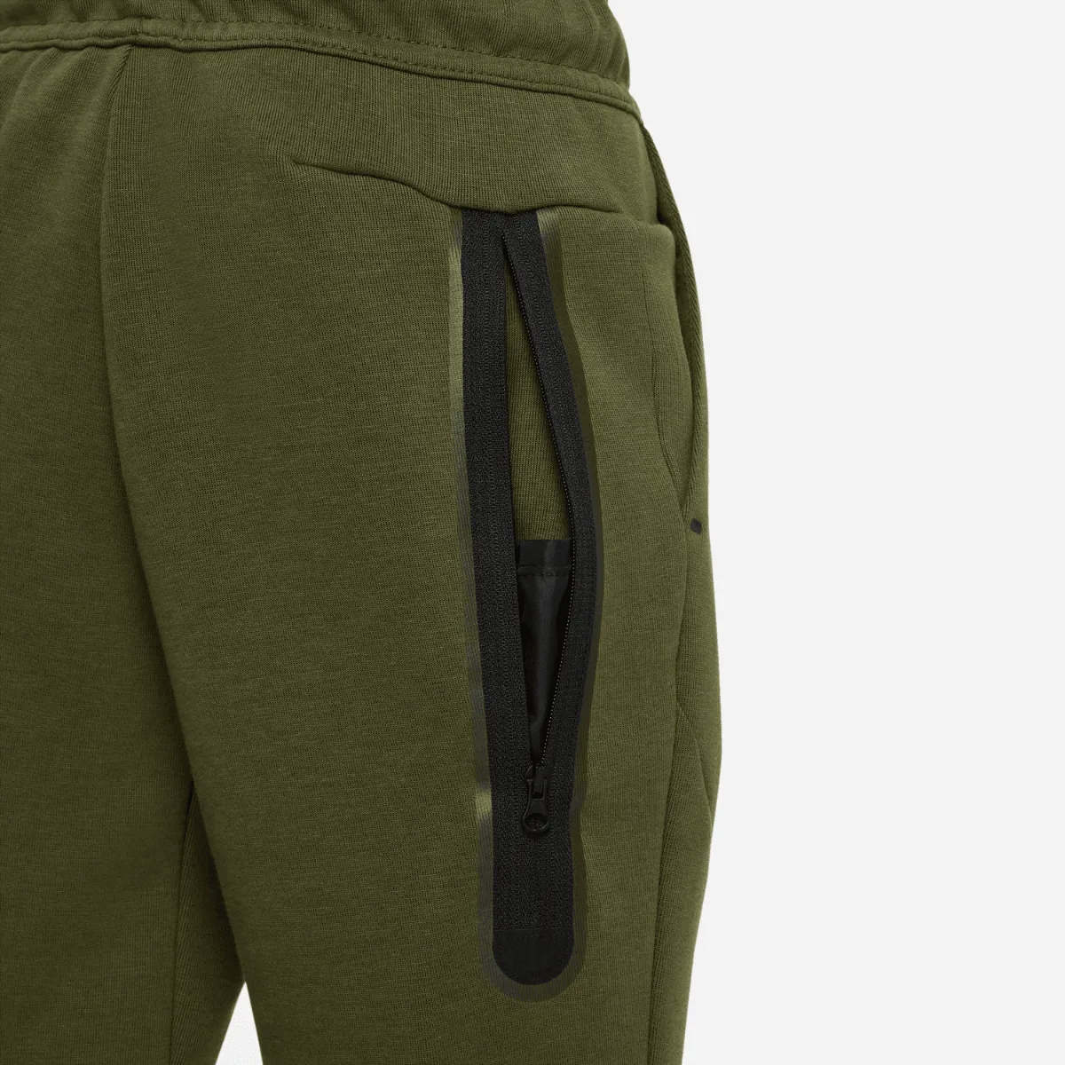 Pantalon jogging Nike Tech Fleece Junior - Kaki/Noir