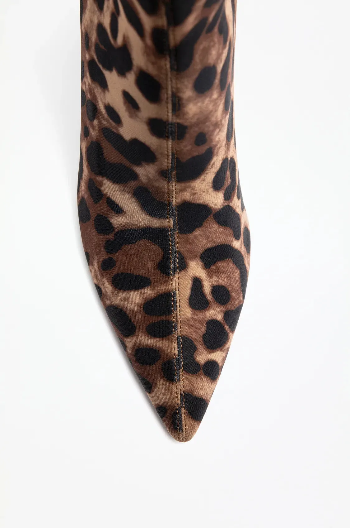 Patterned Stiletto Heel Boots