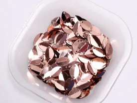 Pink 2 Hole Petal Plastic Sequins
