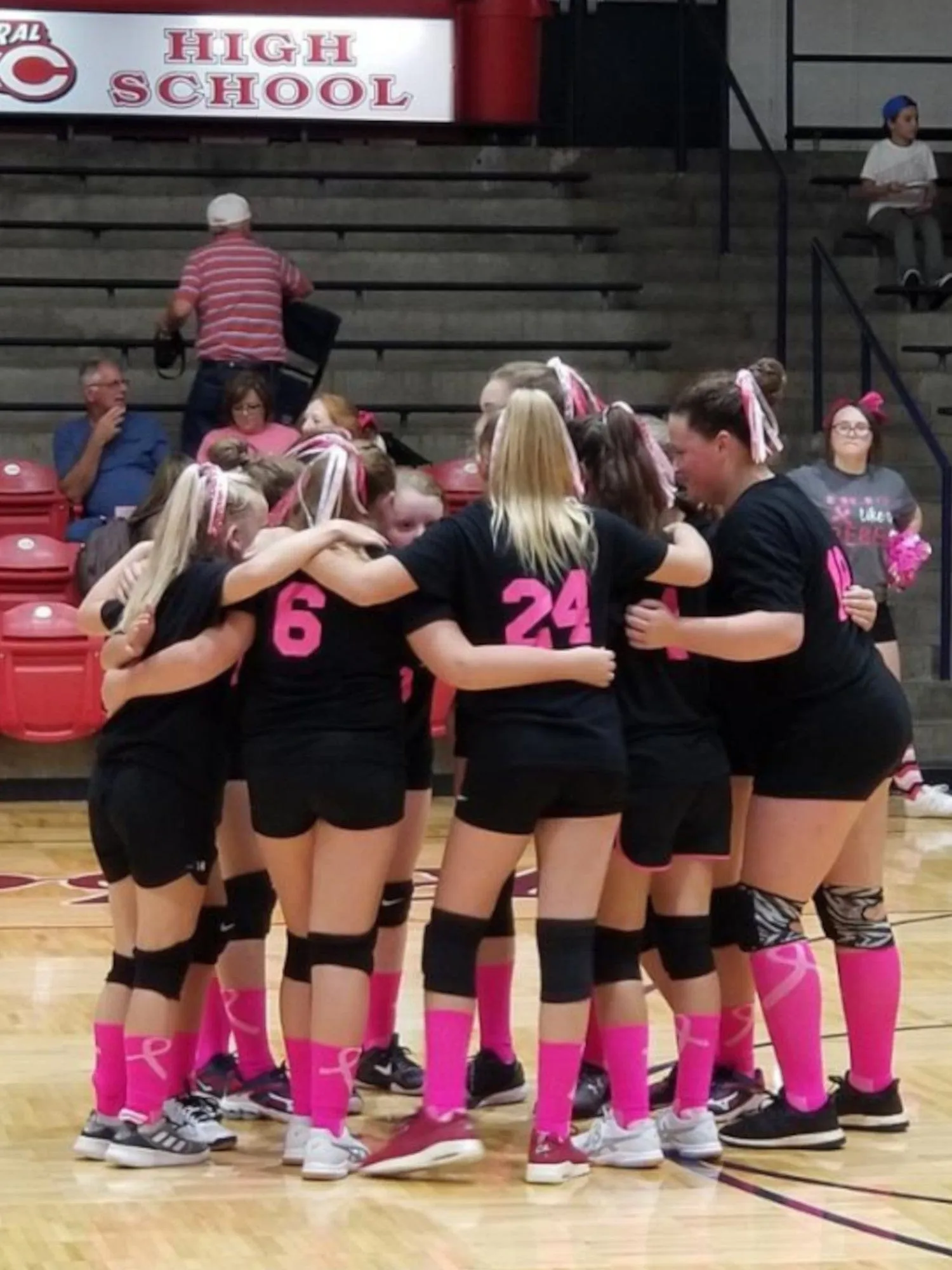 Pink Ribbon Awareness Crew Socks