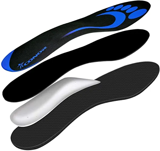 Plantar Fasciitis Feet Arch Support Insoles for Men and Women Shoe Inserts - Orthotic Inserts - Flat Feet Running Athletic Best Shoe Insoles-Orthotic insoles for Relieve High Arch Foot Pain