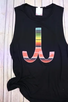 Playa Serape Custom Brand Tank