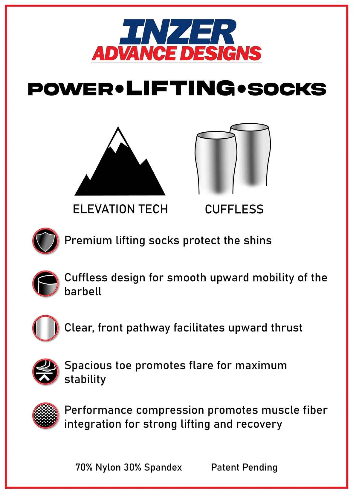 Power Deadlift Compression Socks