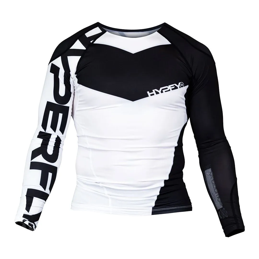 ProComp Edge Ranked Rash Guard White with Black