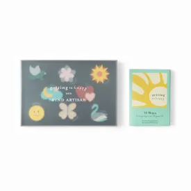 "Getting To Happy with Bynd Artisan" Brooches Set