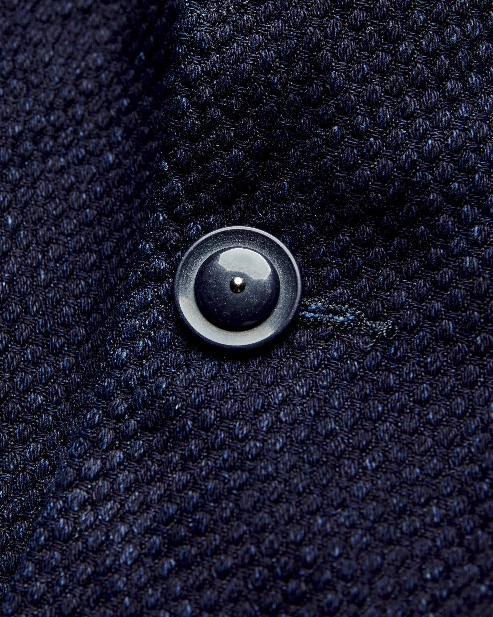 "No-Gi" Bedford Jacket in Indigo Heavyweight Sashiko