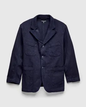 "No-Gi" Bedford Jacket in Indigo Heavyweight Sashiko