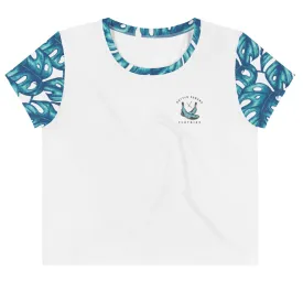 Rotten Banana Clothing Crop Tee Aqua Blue