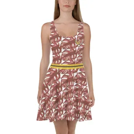 Rotten Banana Clothing Skater Dress Coral