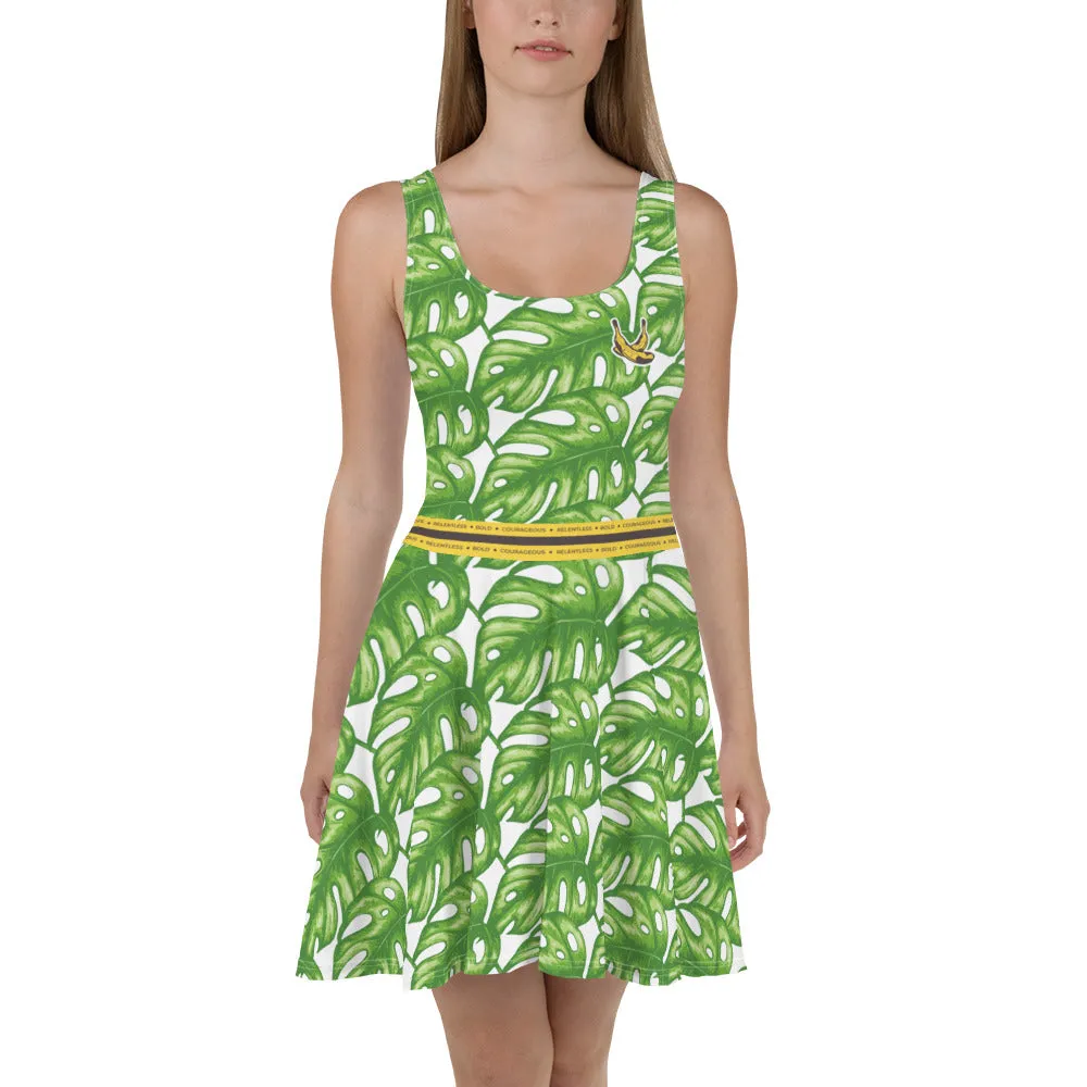 Rotten Banana Clothing Skater Dress Green