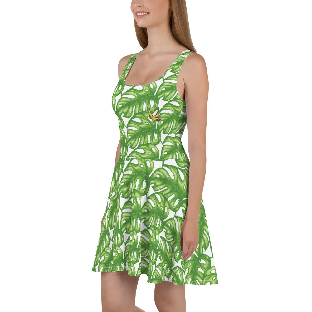 Rotten Banana Clothing Skater Dress Green