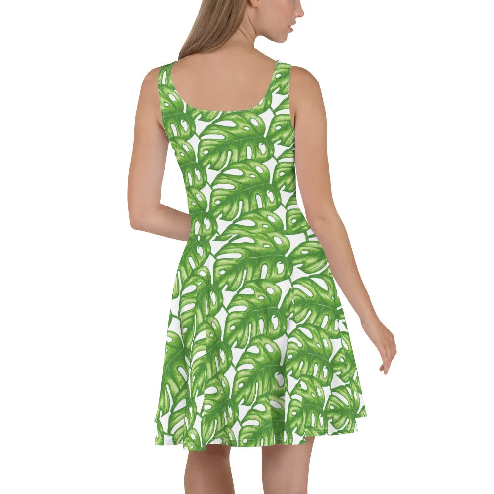 Rotten Banana Clothing Skater Dress Green
