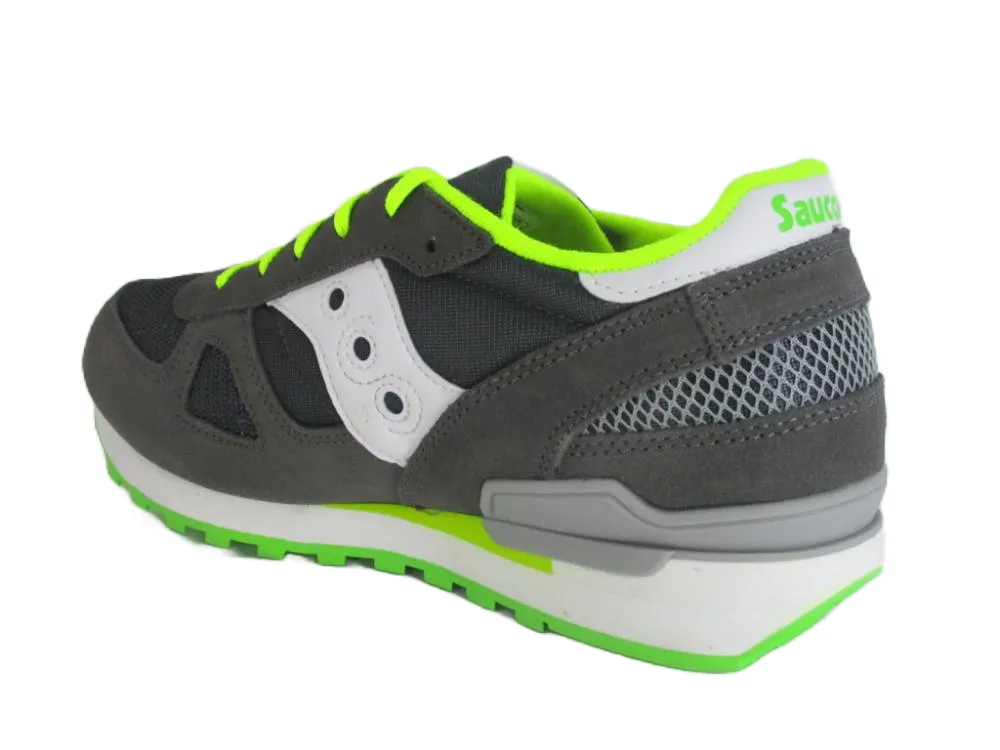 Saucony Originals scarpa sneakers da ragazzo Shadow SK260985 grigio bianco