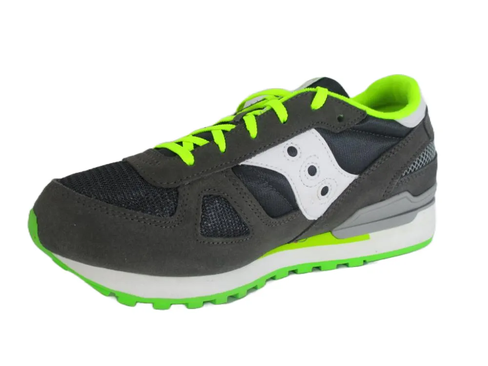 Saucony Originals scarpa sneakers da ragazzo Shadow SK260985 grigio bianco