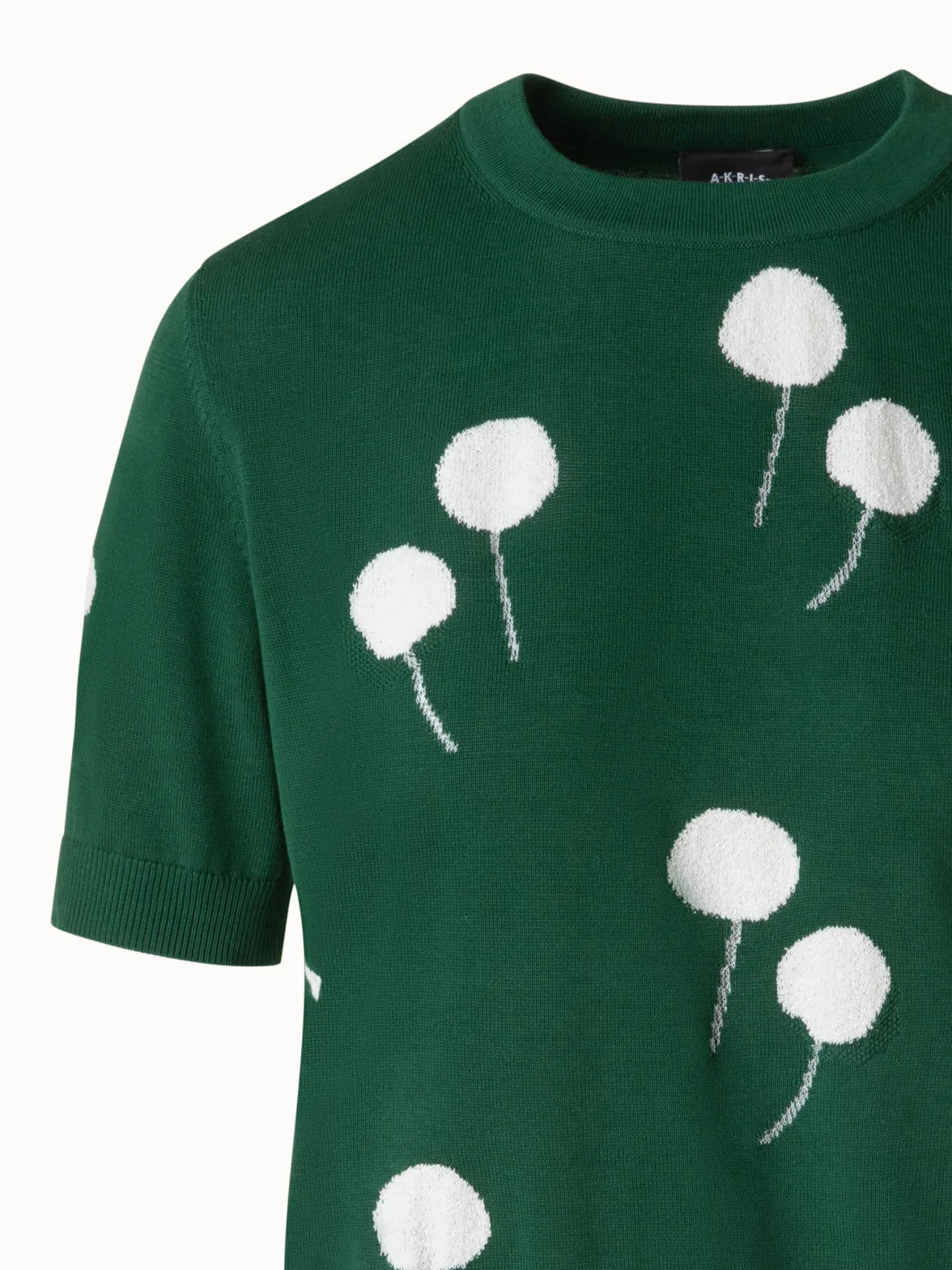 Short Sleeve Cotton Dandelion Sweater