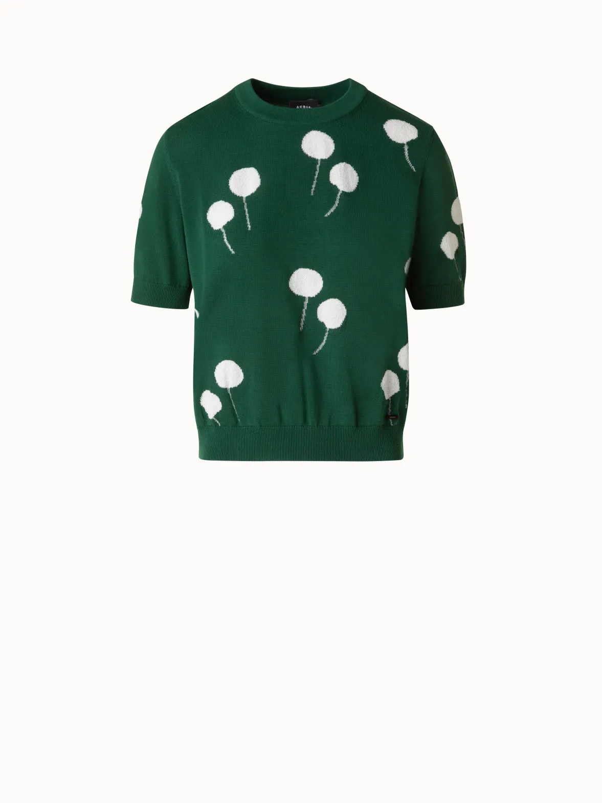 Short Sleeve Cotton Dandelion Sweater