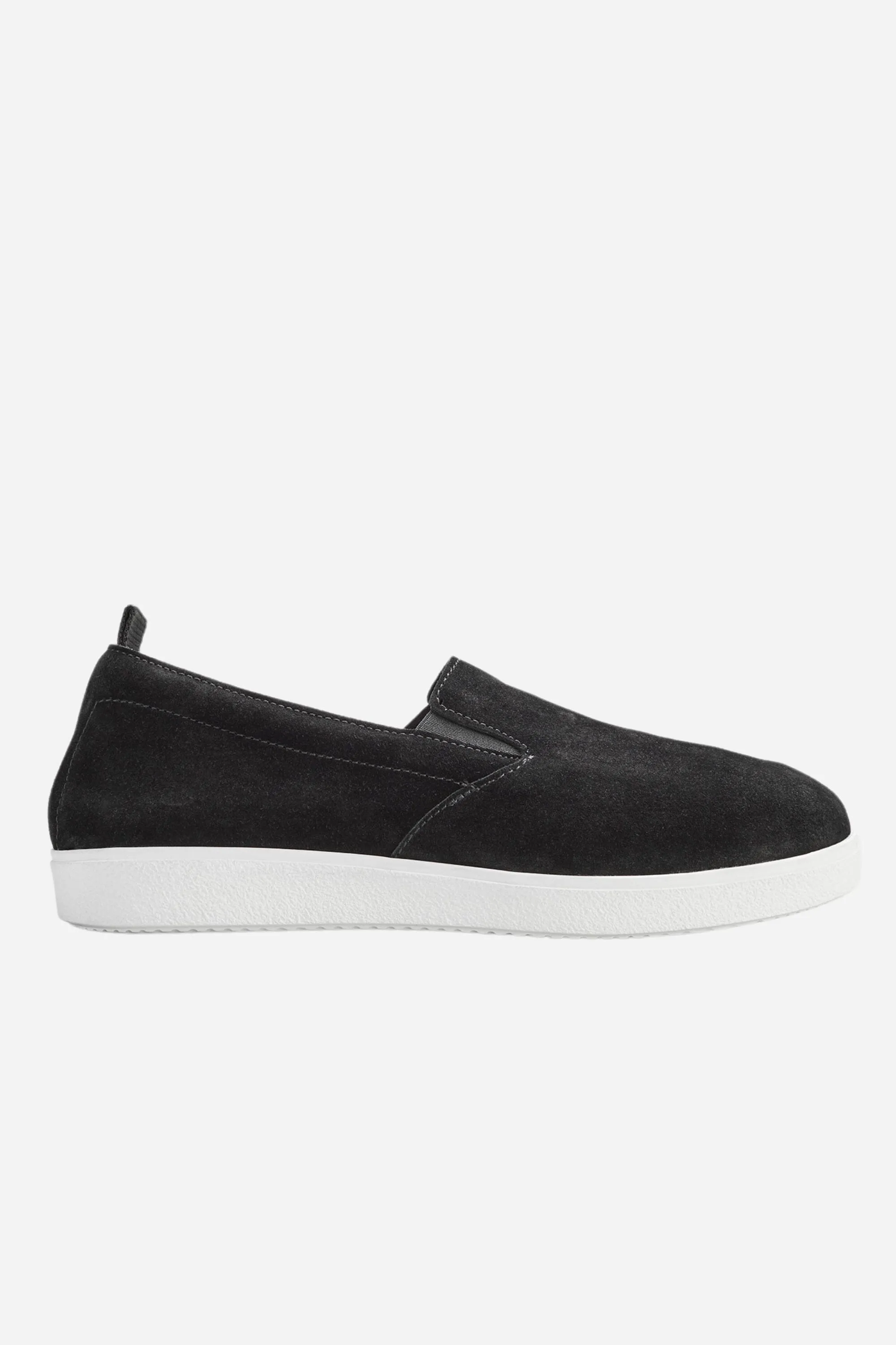 Slip On Sneakers - Black Suede