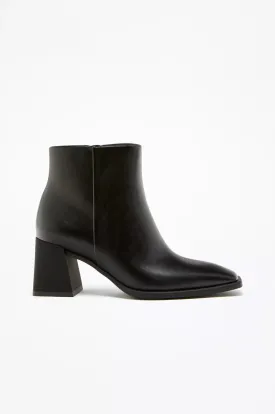 Square Toe Ankle Boots