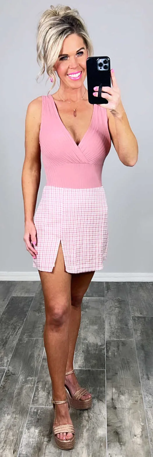Style Session Slit Skirt - Mauve