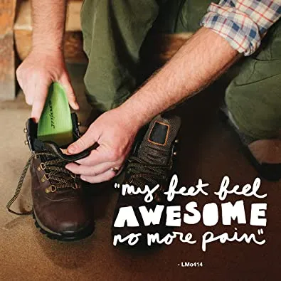 Superfeet Green Insoles | High Arch Support | Orthotic Shoe Inserts for Maximum Support | Unisex
