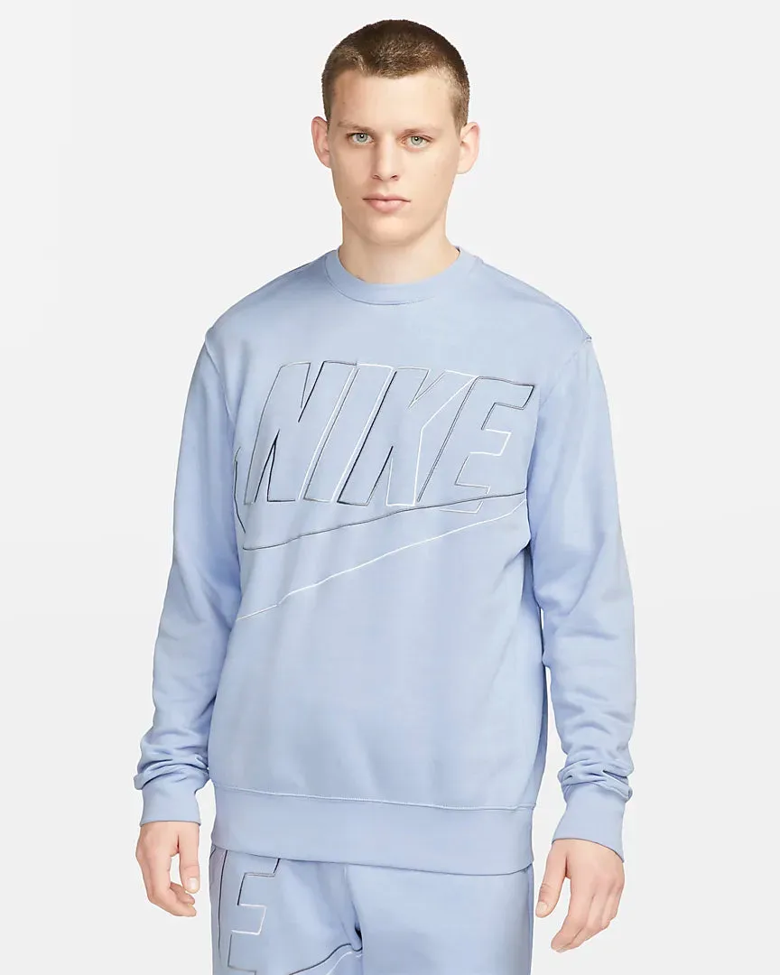 Sweat Nike Club Fleece  - Bleu/Noir/Blanc