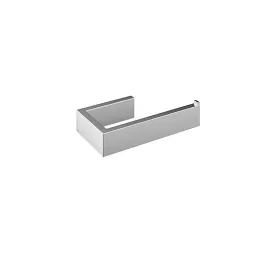 Toilet Roll Holder Stainless Steel Chrome Effect Wall Mounted (H)35mm (W)153mm