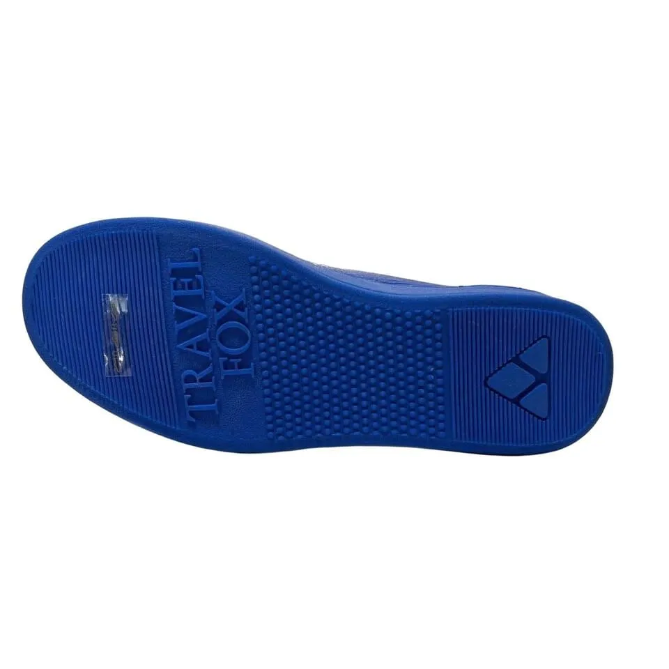 Travel Fox 900 Series Classic Men's Royal Blue Nappa Leather High Top Sneakers 916101-105