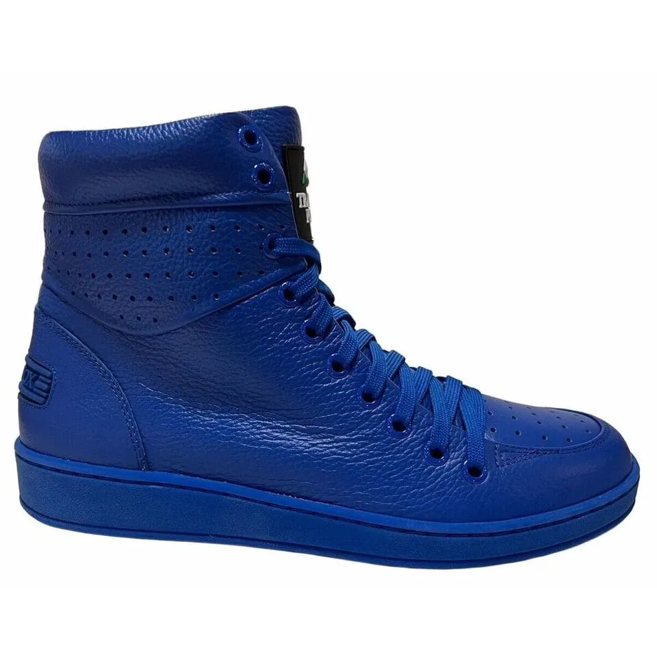Travel Fox 900 Series Classic Men's Royal Blue Nappa Leather High Top Sneakers 916101-105