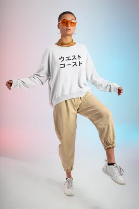 West Coast Katakana Champion Brand Sweatshirt