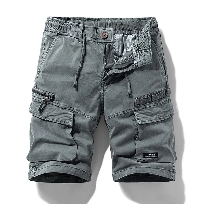 West Louis™ Bermuda Style Meets Practicality: Men's Camo Cargo Shorts for 2023