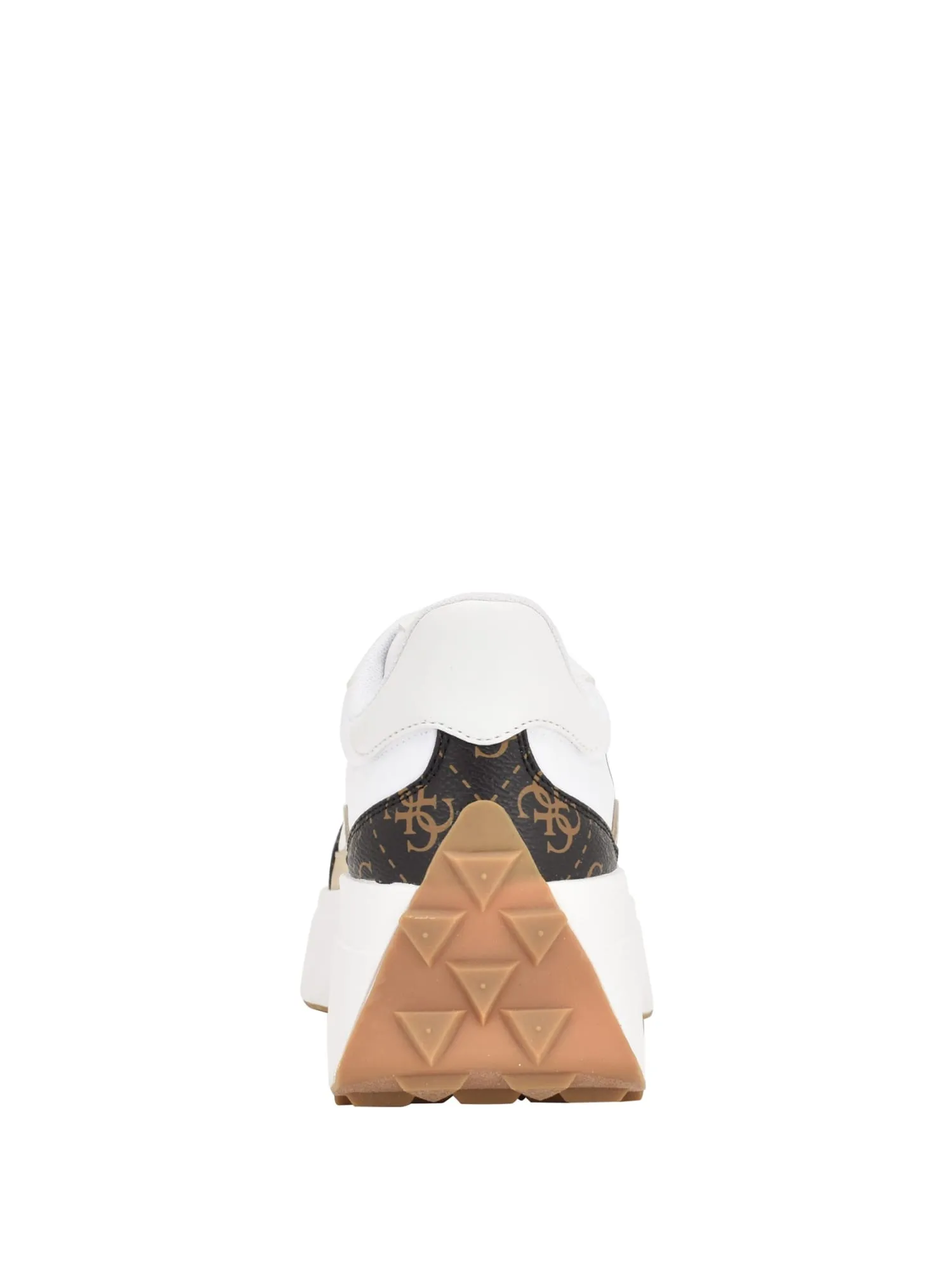 White Calebb Logo Low Top Sneakers