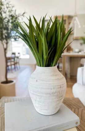 White Terra Cotta Vase