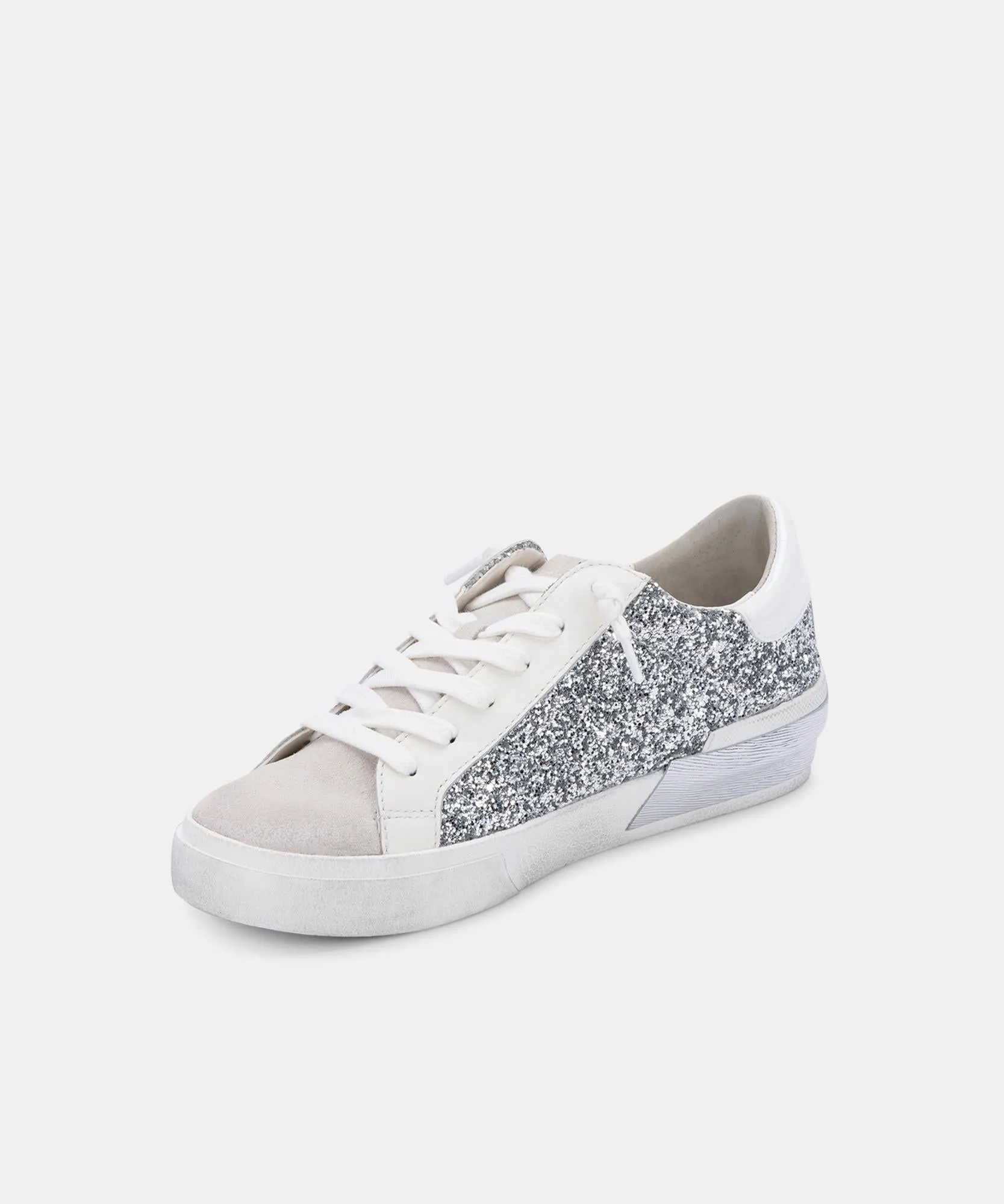 ZINA SNEAKERS SILVER GLITTER